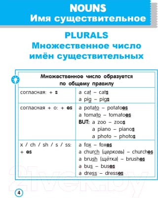 Учебное пособие Попурри Английский язык. Имя существительное 3