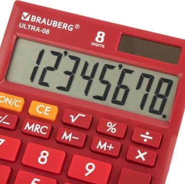 Калькулятор Brauberg Ultra-08-WR / 250510 2