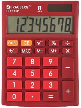 Калькулятор Brauberg Ultra-08-WR / 250510