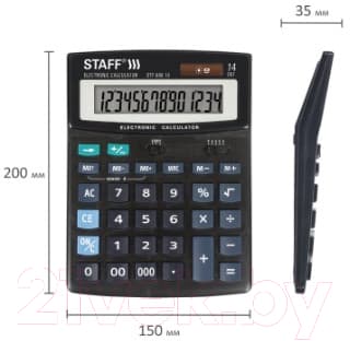 Калькулятор Staff STF-888-14 9