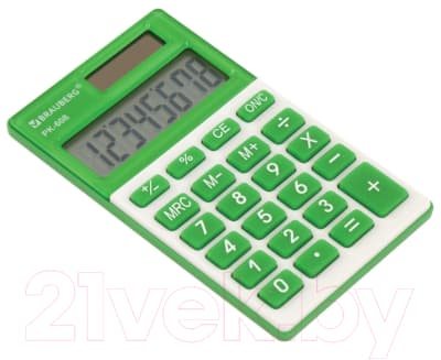 Калькулятор Brauberg PK-608-GN / 250520 6