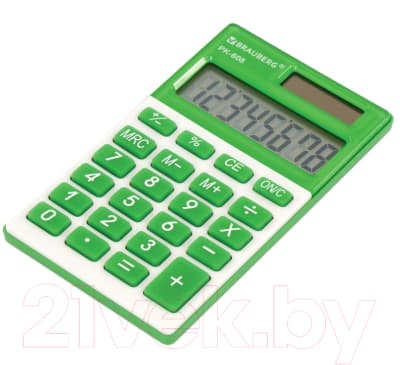 Калькулятор Brauberg PK-608-GN / 250520