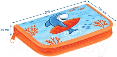 Пенал Мульти-пульти Surf Shark / ПK1_44849 7