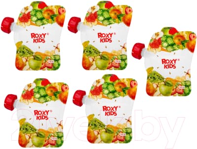 Набор пакетов для детского питания ROXY-KIDS Для хранения фруктового пюре / RPCK-002