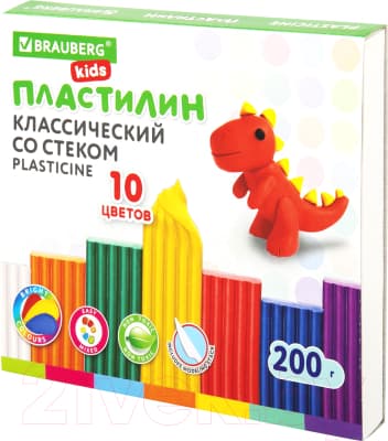 Пластилин Brauberg Kids / 106504