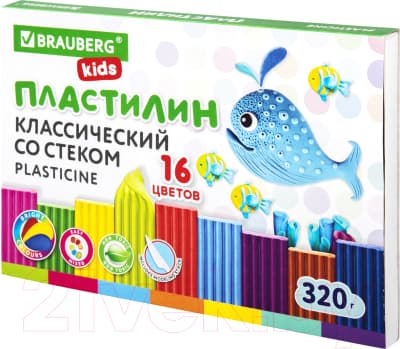 Пластилин Brauberg Kids / 106508