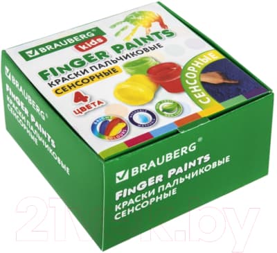 Пальчиковые краски Brauberg Kids / 192280 2
