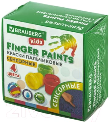 Пальчиковые краски Brauberg Kids / 192280 5