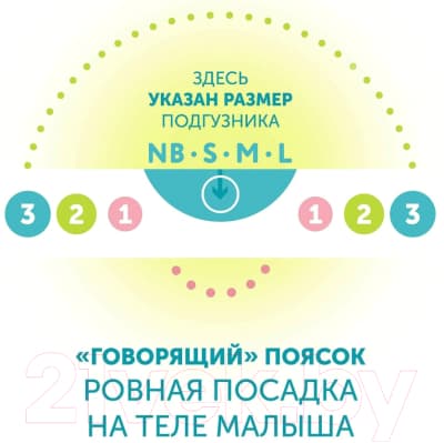 Подгузники детские Lovular Hot Wind L 9-14кг / 429721 7