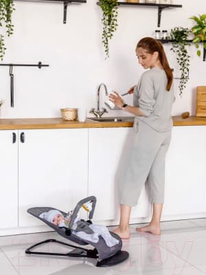 Детский шезлонг Amarobaby Swinging Baby Time / AB21-25BT/11 8