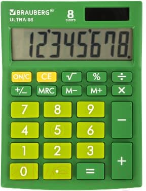 Калькулятор Brauberg Ultra-08-GN / 250509