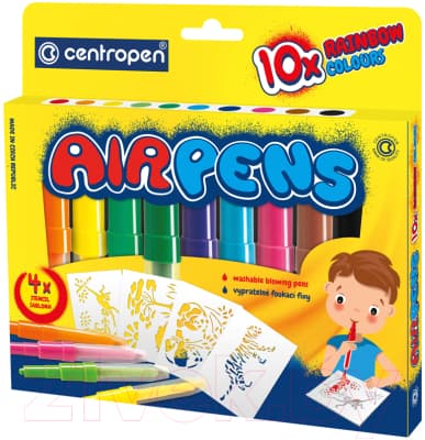 Фломастеры Centropen AirPens Rainbow / 6 1500 1006