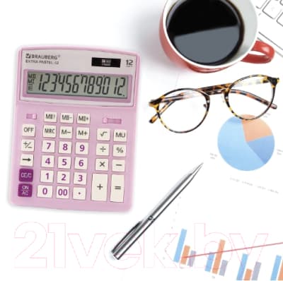 Калькулятор Brauberg Extra Pastel-12-PR / 250489 7