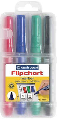 Набор маркеров Centropen Flipchart 8550/04