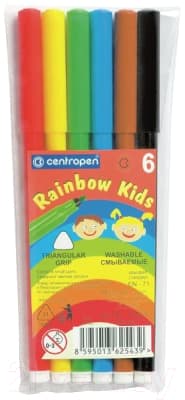 Фломастеры Centropen Радуга 7550/06 ET