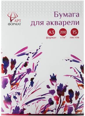 Набор бумаги для рисования АртФормат AF02-012-15
