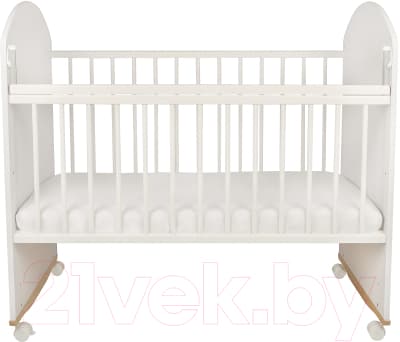 Детская кроватка INDIGO My Sleepy Лисичка колесо-качалка 2