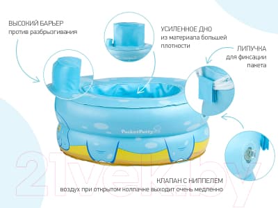 Дорожный горшок ROXY-KIDS Динозавр / PP-3102D 10