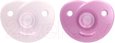 Набор пустышек Philips AVENT Сердце / SCF099/22