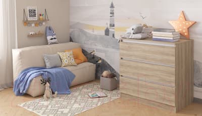 Комод пеленальный Polini Kids Simple 1980 / 0002323.41 8