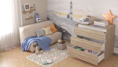 Комод пеленальный Polini Kids Simple 1980 / 0002323.41 9