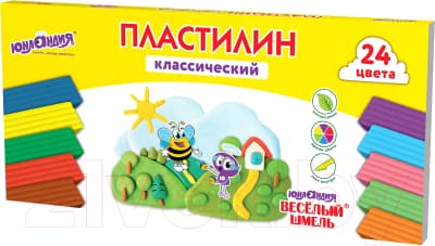 Пластилин Юнландия Веселый шмель / 106433