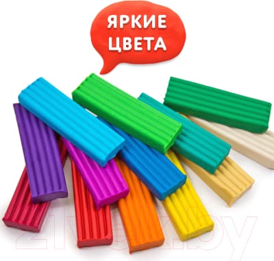 Пластилин Юнландия Веселый шмель / 106434 6