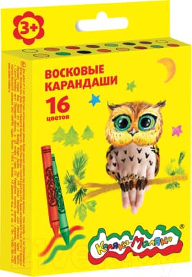 Восковые мелки Каляка-Маляка КВКМ16