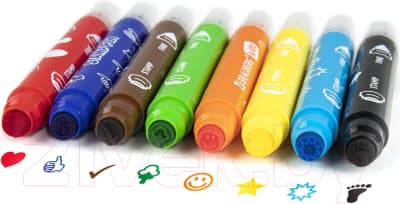 Фломастеры Brauberg Kids Funny Stamps / 152179 2