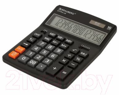Калькулятор Brauberg Extra-16-BK / 250475 2