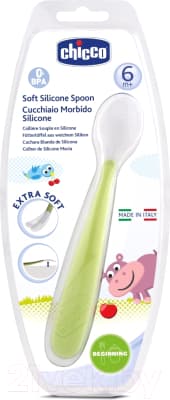 Ложка для кормления Chicco Мягкая силиконовая / 310308021 4