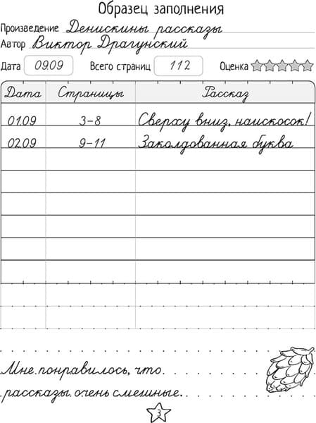 Дневник Аверсэв Читателя начальных классов 4