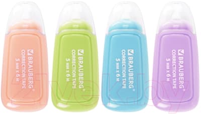 Корректор для текста Brauberg Compact Plus Pastel / 270551