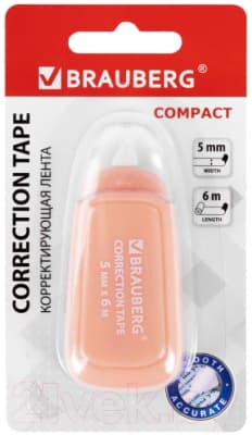 Корректор для текста Brauberg Compact Plus Pastel / 270551 8