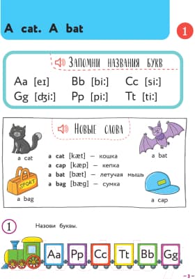 Учебное пособие Эксмо Английский для младших школьников. Часть 1 3