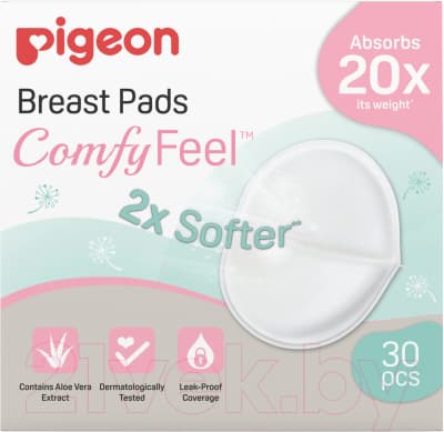Прокладки для бюстгальтера Pigeon Comfy Feel Breast Pads С алоэ / 79253