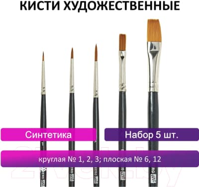 Набор кистей Brauberg Art Classic / 200960 10