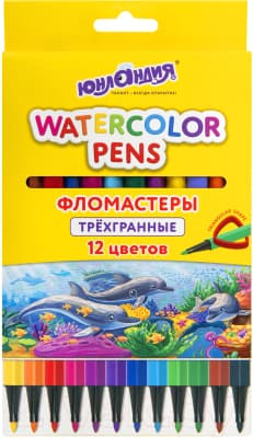 Фломастеры Юнландия Водный Мир / 152182