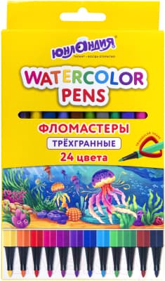 Фломастеры Юнландия Водный Мир / 152183