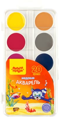 Акварельные краски Мульти-пульти Енот в Красном море / АП_10707