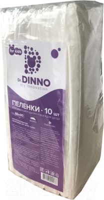 Набор пеленок одноразовых детских Dr.Dinno Впитывающие 60x90