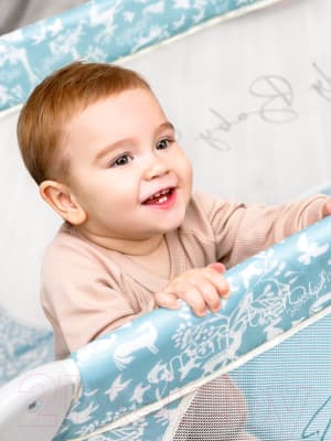 Кровать-манеж Amarobaby Stitch / AMARO-26Sti/11 7