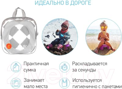 Дорожный горшок ROXY-KIDS HandyPotty / HP-255G 4