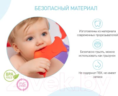 Набор ковриков для купания ROXY-KIDS Animals / RBM-010-CC 4