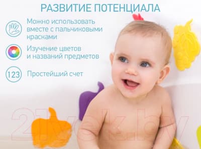 Набор ковриков для купания ROXY-KIDS Fresh Mix / RBM-05-FM 6