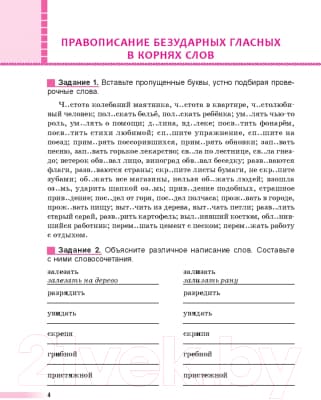 Рабочая тетрадь Попурри Русский язык: тренажер по орфографии. 8-11 классы 4