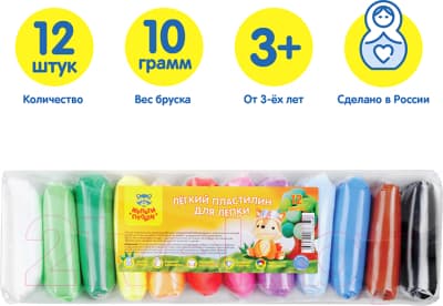 Пластилин легкий Мульти-пульти ЛП_40359 2