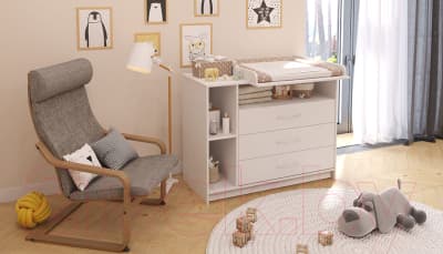 Комод пеленальный Polini Kids Simple 2110 / 0002322.9 8