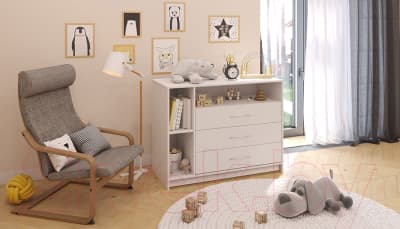 Комод пеленальный Polini Kids Simple 2110 / 0002322.9 7