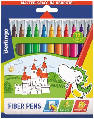 Фломастеры Berlingo Замки / WP00212